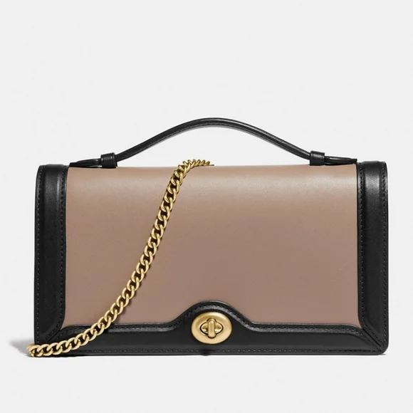 Coach Bags Coach Riley Chain Clutch In Colorblockwallet On